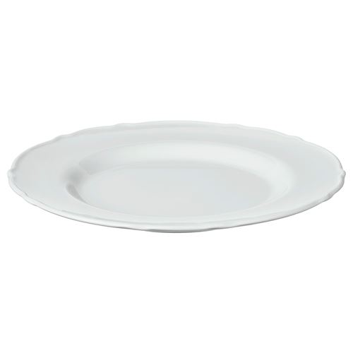 UPPLAGA, tatlı tabağı, beyaz, 22 cm