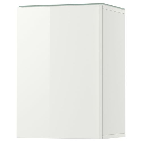 GODMORGON, duvar dolabı, parlak beyaz, 40x30x58 cm