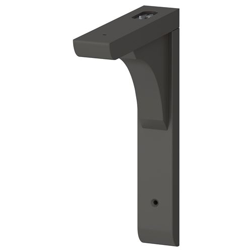 RAMSHULT, shelf bracket, dark grey, 18x22 cm