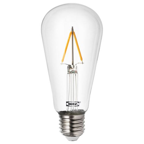 LUNNOM, LED ampul E27, Işık rengi: Sıcak ışık (2200 Kelvin), 100 lm