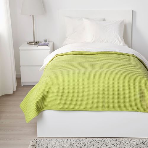 VARELD tek kişilik yatak örtüsü açık yeşil 150x250 cm IKEA Yatak Odaları