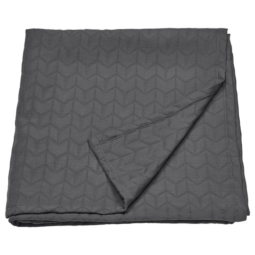 KOLAX, tek kişilik yatak örtüsü, gri, 150x250 cm