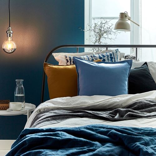 GURLI, cushion cover, light blue, 50x50 cm