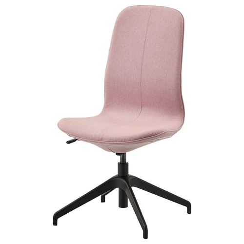 LANGFJALL gunnared light brownpink/black office chair IKEA