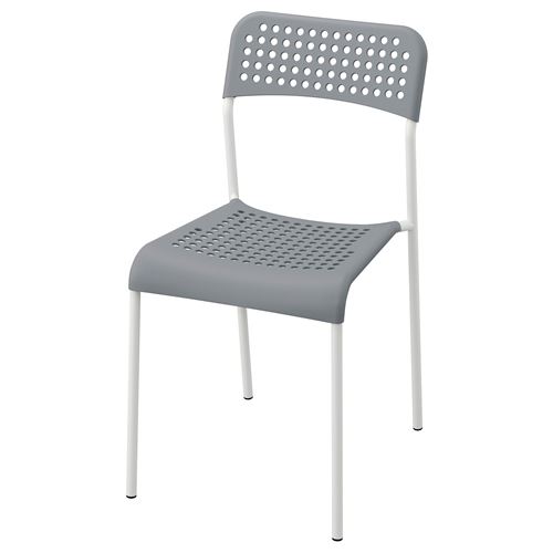  ADDE sandalye, gri-beyaz