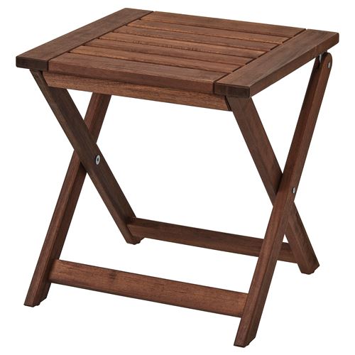 APPLARÖ, pedestal table, brown