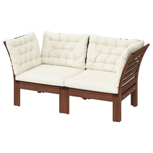 APPLARÖ, 2-seat sofa, brown, 160x80 cm