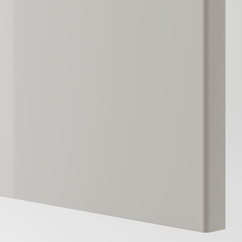 FARDAL, gardırop kapağı, parlak cila-açık gri, 50x229 cm