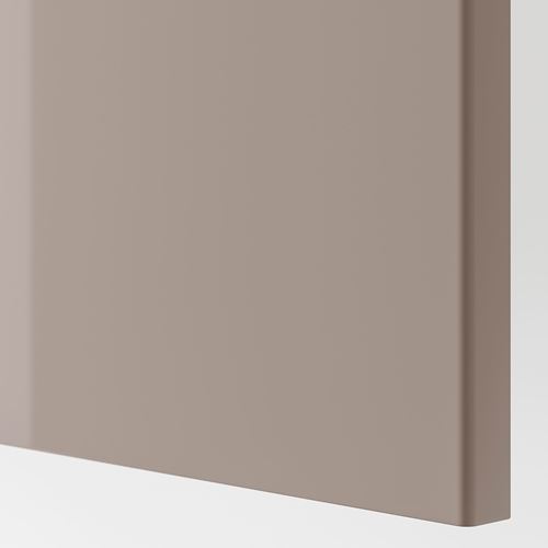 FARDAL, gardırop kapağı, parlak cila-koyu bej, 50x229 cm