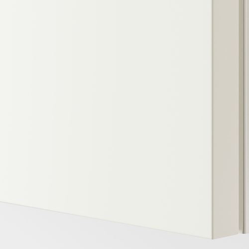 PAX/HASVIK, sürgü kapaklı gardırop, beyaz, 150x44x236 cm