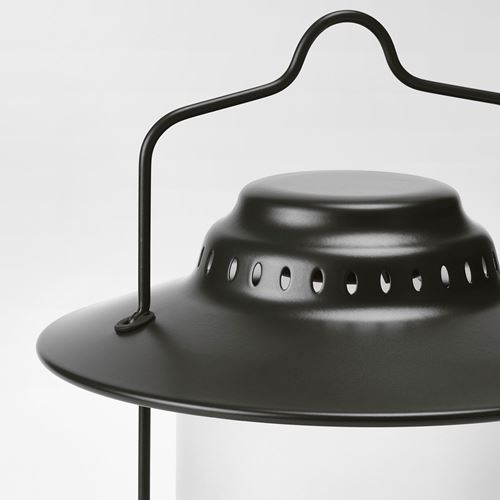 STORHAGA, LED'li masa lambası, siyah, 35 cm