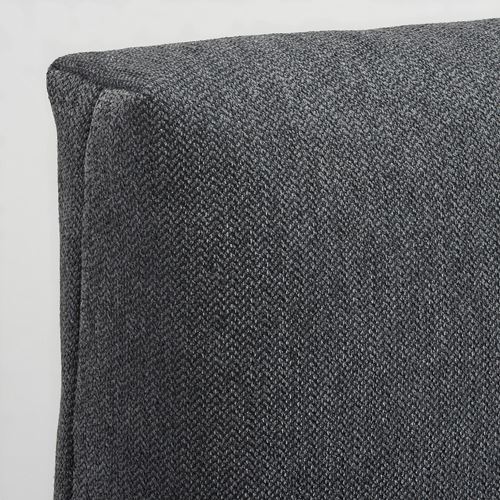 FRIHETEN, corner sofa-bed, hyllie dark grey