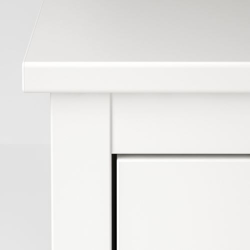 KOPPANG, chest of 3 drawers, white, 90x83 cm