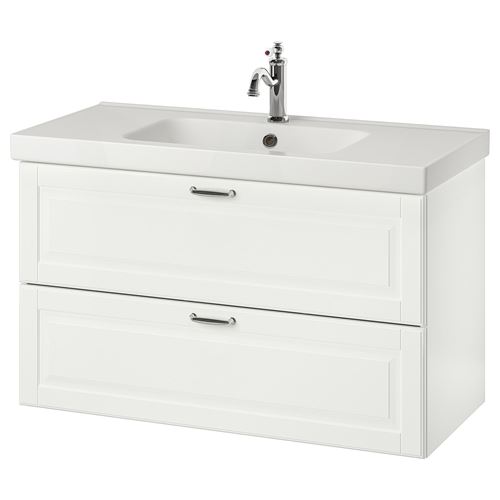 GODMORGON/ODENSVIK, lavabo dolabı, beyaz, 103x49x64 cm