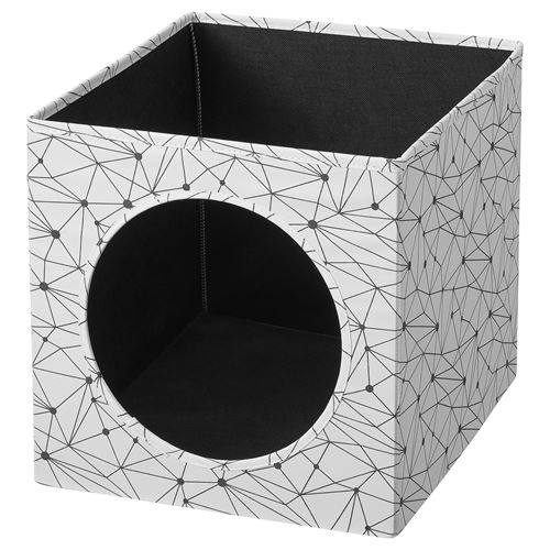 LURVIG kedi evi beyaz 33x38x33 cm IKEA Ev Düzenleme