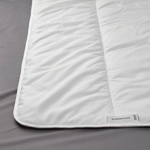STJARNBRACKA, double quilt, warmer, white, 240x220 cm