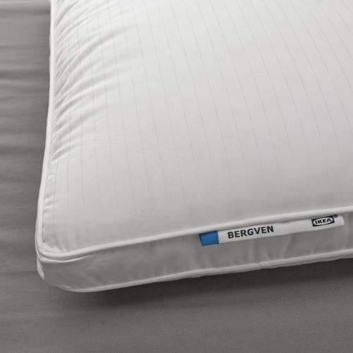 BERGVEN, yoğun dolgulu yastık, beyaz, 50x60 cm
