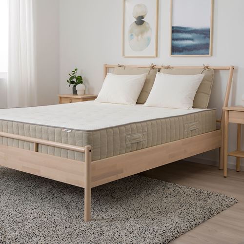 VATNESTRÖM, double bed mattress, natural, 140x200 cm