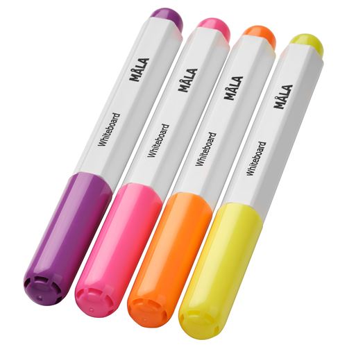 MALA, yazı tahtası kalemi, çeşitli renkler