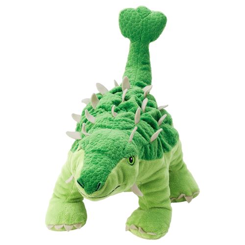 JATTELIK, yumuşak oyuncak, yeşil, 37 cm