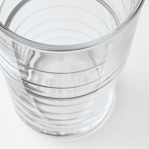 SVEPA, mug set, transparent glass, 31 cl
