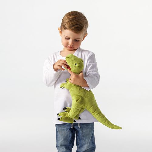 JATTELIK, yumuşak oyuncak, yeşil, 44 cm