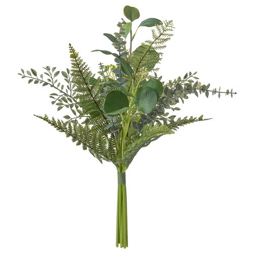 SMYCKA, artificial bouquet, green, 50 cm