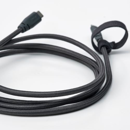 LILLHULT, usb cable, dark grey, 1.5 m