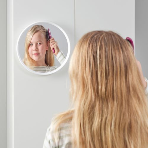 HANGIG, mirror, white, 26 cm