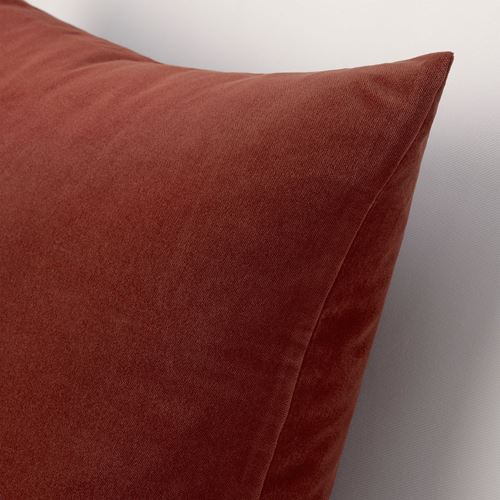 SANELA, minder kılıfı, kırmızı-kahverengi, 50x50 cm