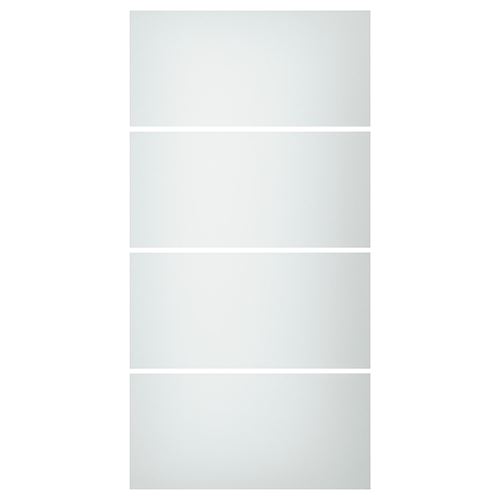 SVARTISDAL, sürgü kapak paneli, beyaz, 100x201 cm