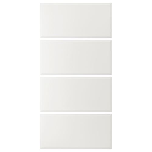 TJORHOM, sürgü kapak paneli, beyaz, 100x201 cm