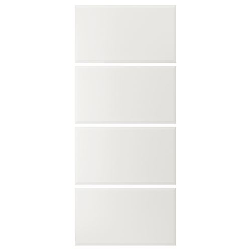 TJORHOM, sürgü kapak paneli, beyaz, 100x236 cm