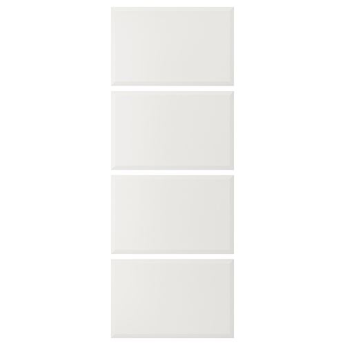 TJORHOM, sürgü kapak paneli, beyaz, 75x201 cm