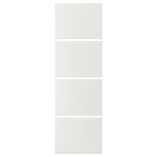 TJORHOM, sürgü kapak paneli, beyaz, 75x236 cm