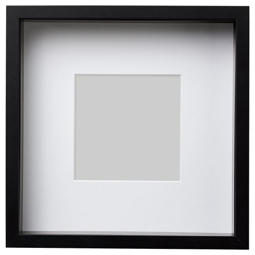 SANNAHED, photo frame, black, 25x25 cm