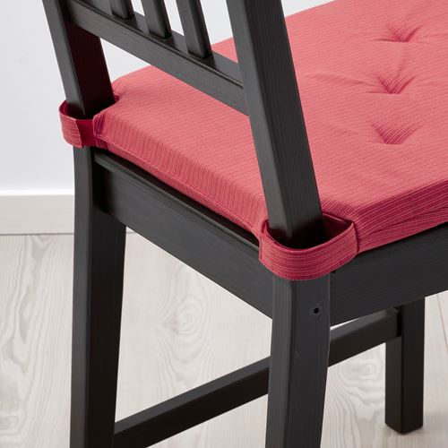 JUSTINA, sandalye minderi, kırmızı, 35/42x40x4 cm