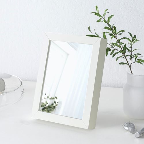 LÖNSAS, mirror, transparent, 13x18 cm