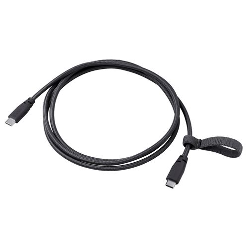 LILLHULT, usb cable, dark grey, 1.5 m