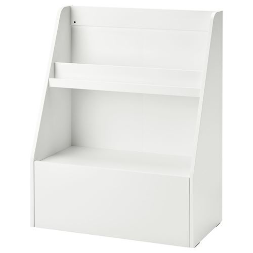BERGIG, book display, white, 80x43x101 cm