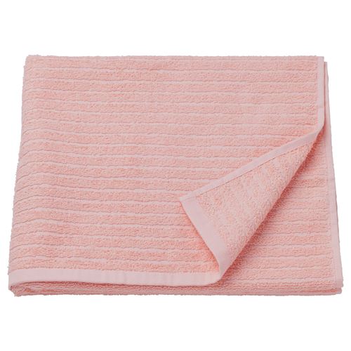 VAGSJÖN, bath sheet, light pink, 70x140 cm