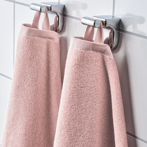 VAGSJÖN, bath sheet, light pink, 70x140 cm
