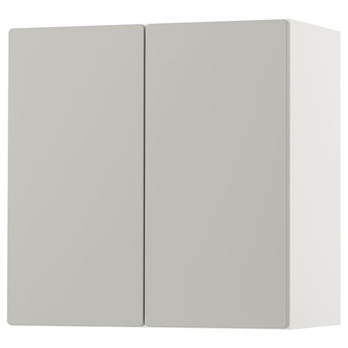 SMASTAD, duvar dolabı, beyaz-gri, 60x30x60 cm