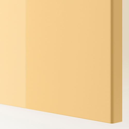 FARDAL, gardırop kapağı, parlak cila sarı, 50x229 cm