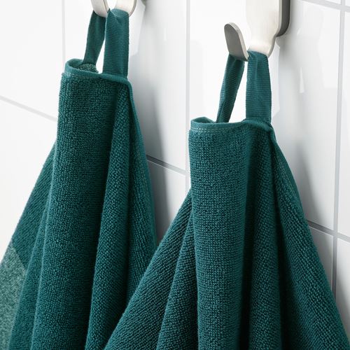 HIMLEAN, bath sheet, green, 100x150 cm