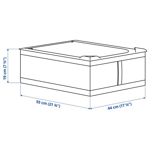 SKUBB, saklama kutusu, beyaz, 44x55x19 cm