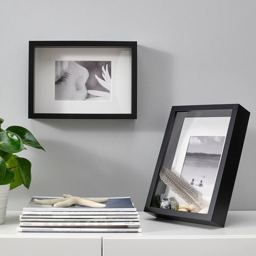 SANNAHED, photo frame, black, 21x30 cm