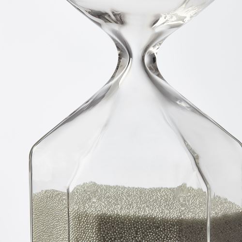 TILLSYN, kum saati, beyaz, 16 cm