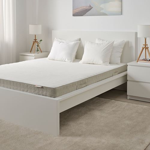HAFSLO, double bed mattress, beige, 180x200 cm