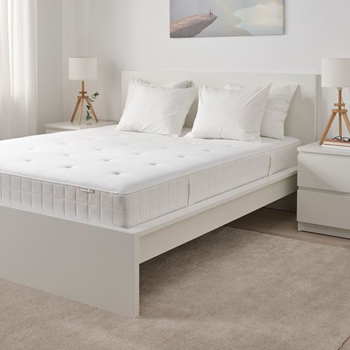 HYLLESTAD, çift kişilik yatak, beyaz, 160x200 cm